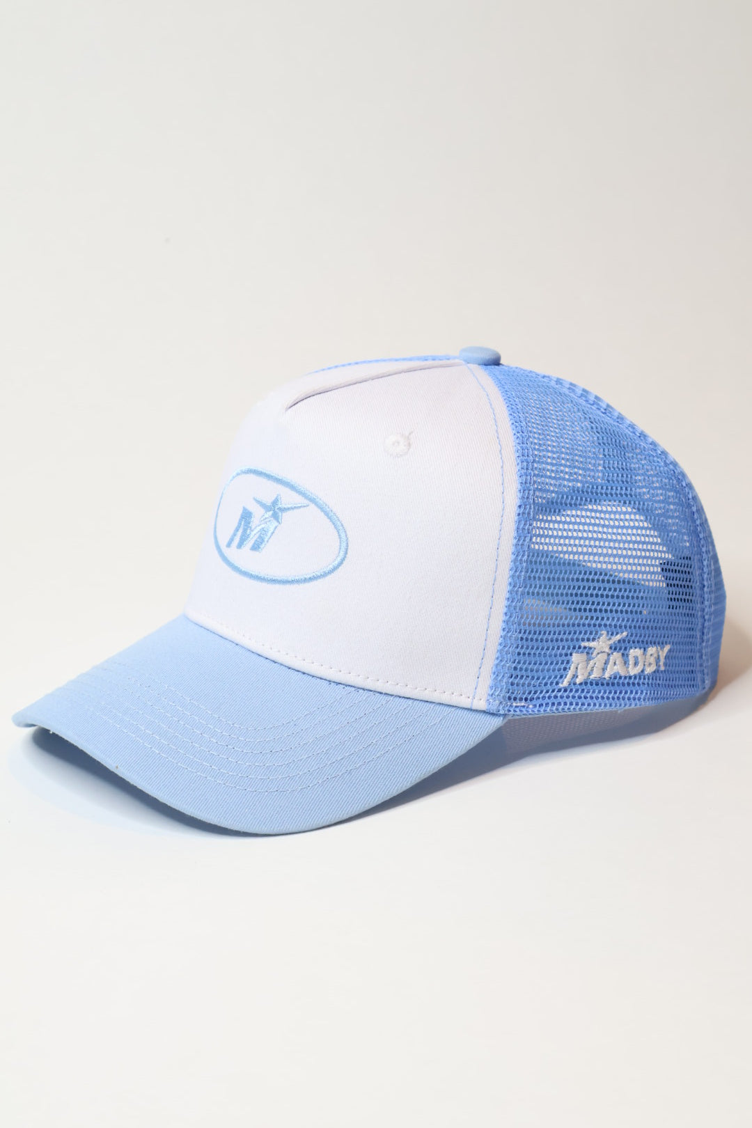 Blue trucker cap
