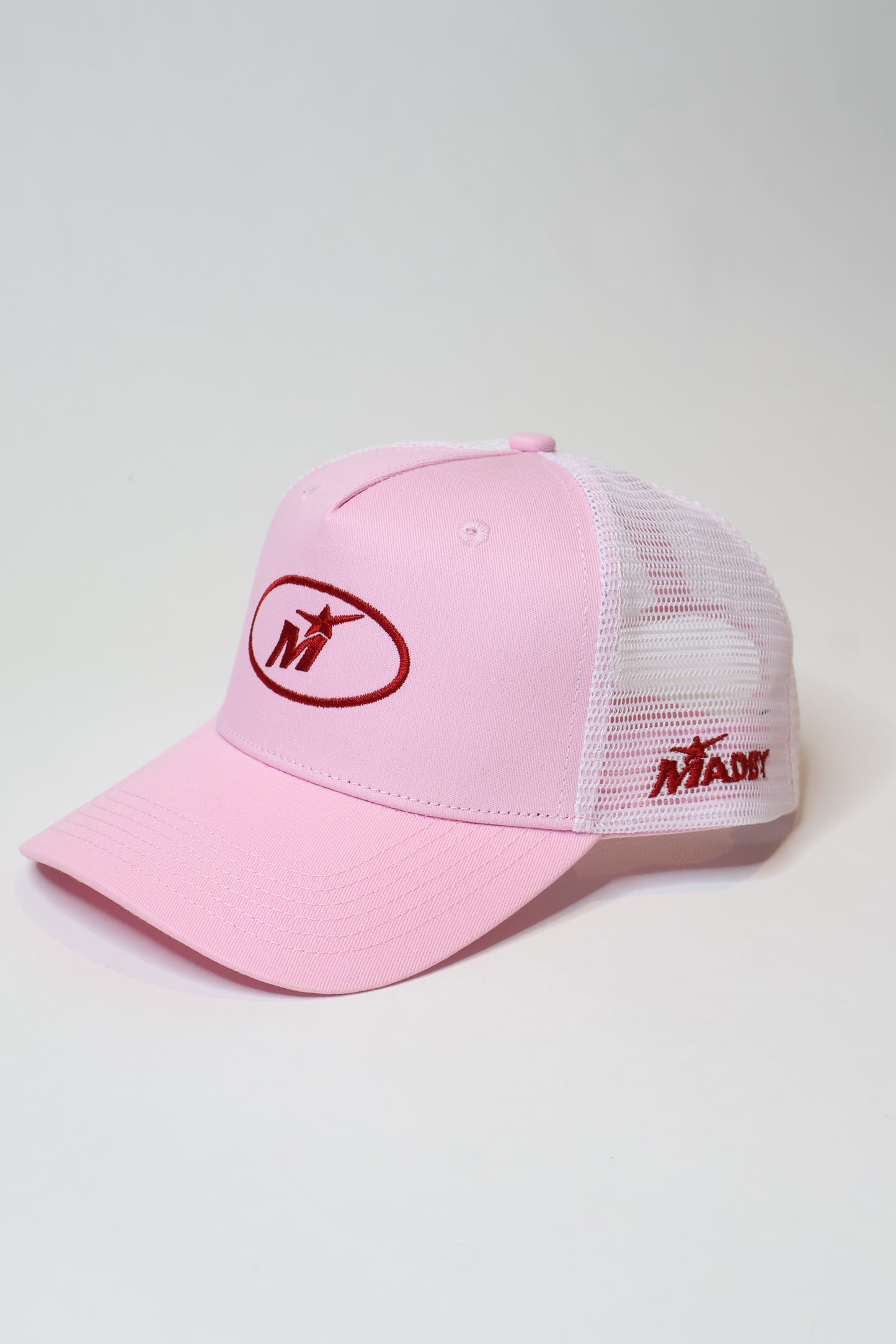 Casquette trucker rose