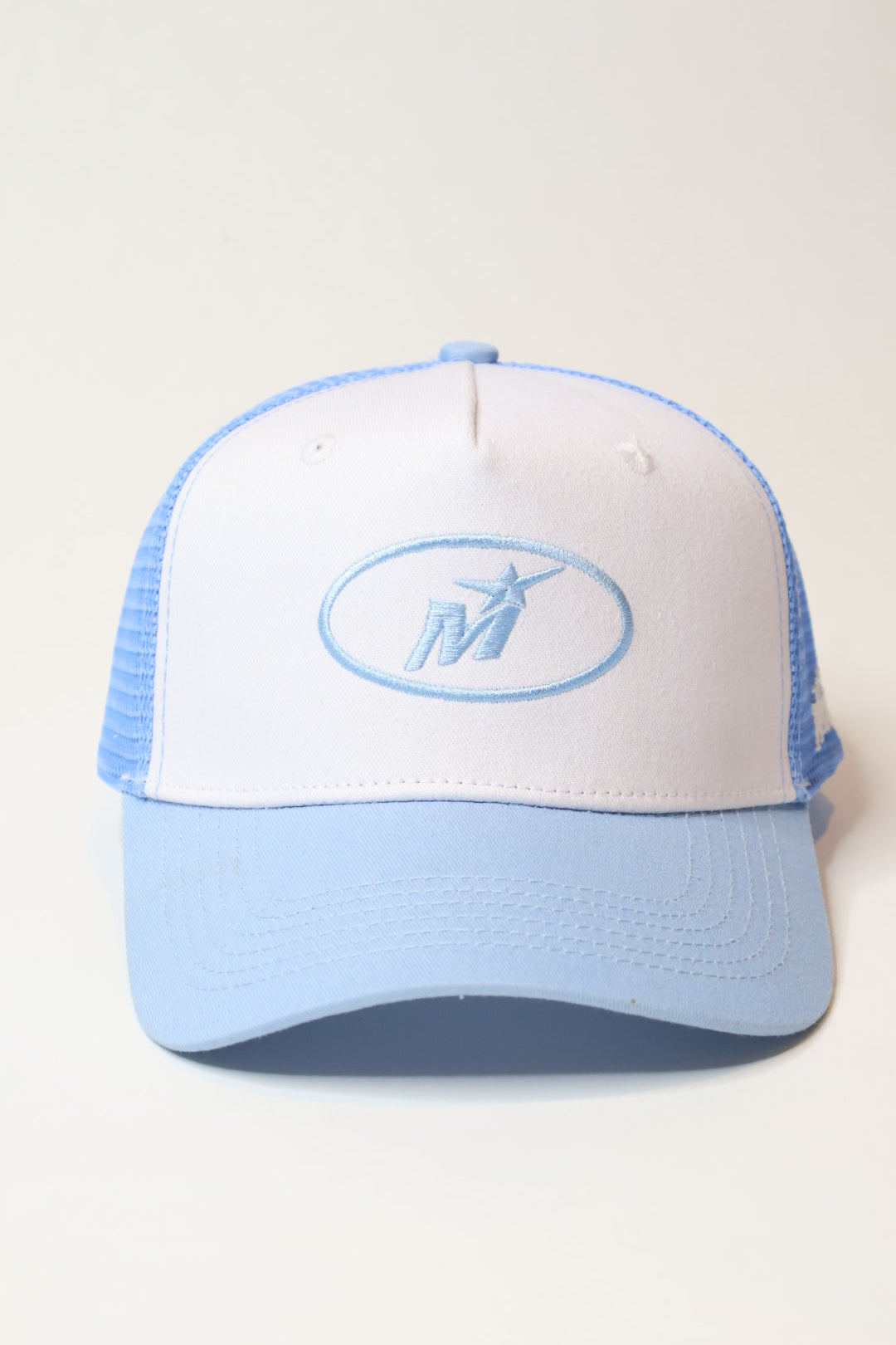 Blue trucker cap