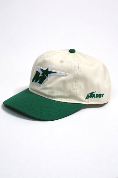 Casquette baseball étoile crème
