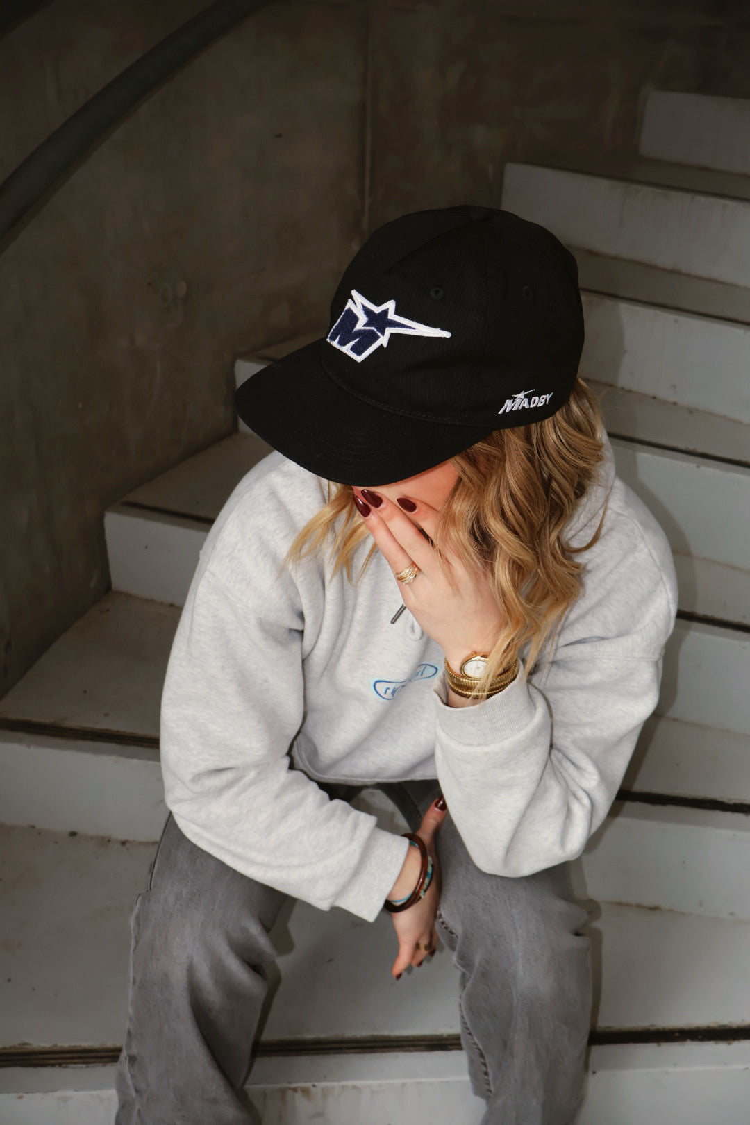 Casquette baseball étoile noir