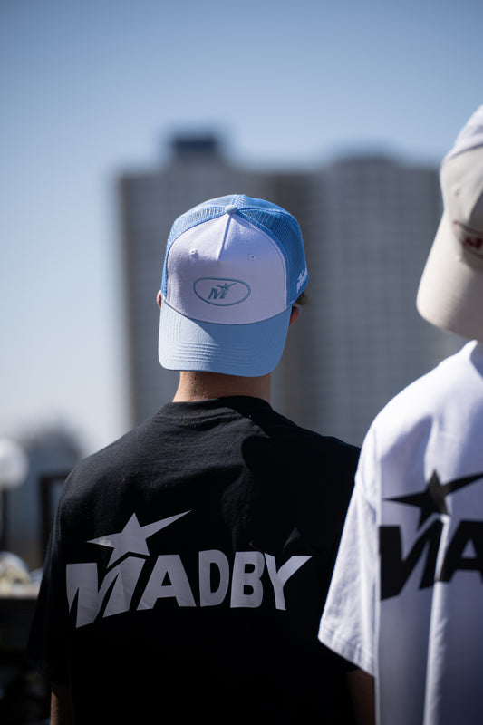 Casquette trucker bleu