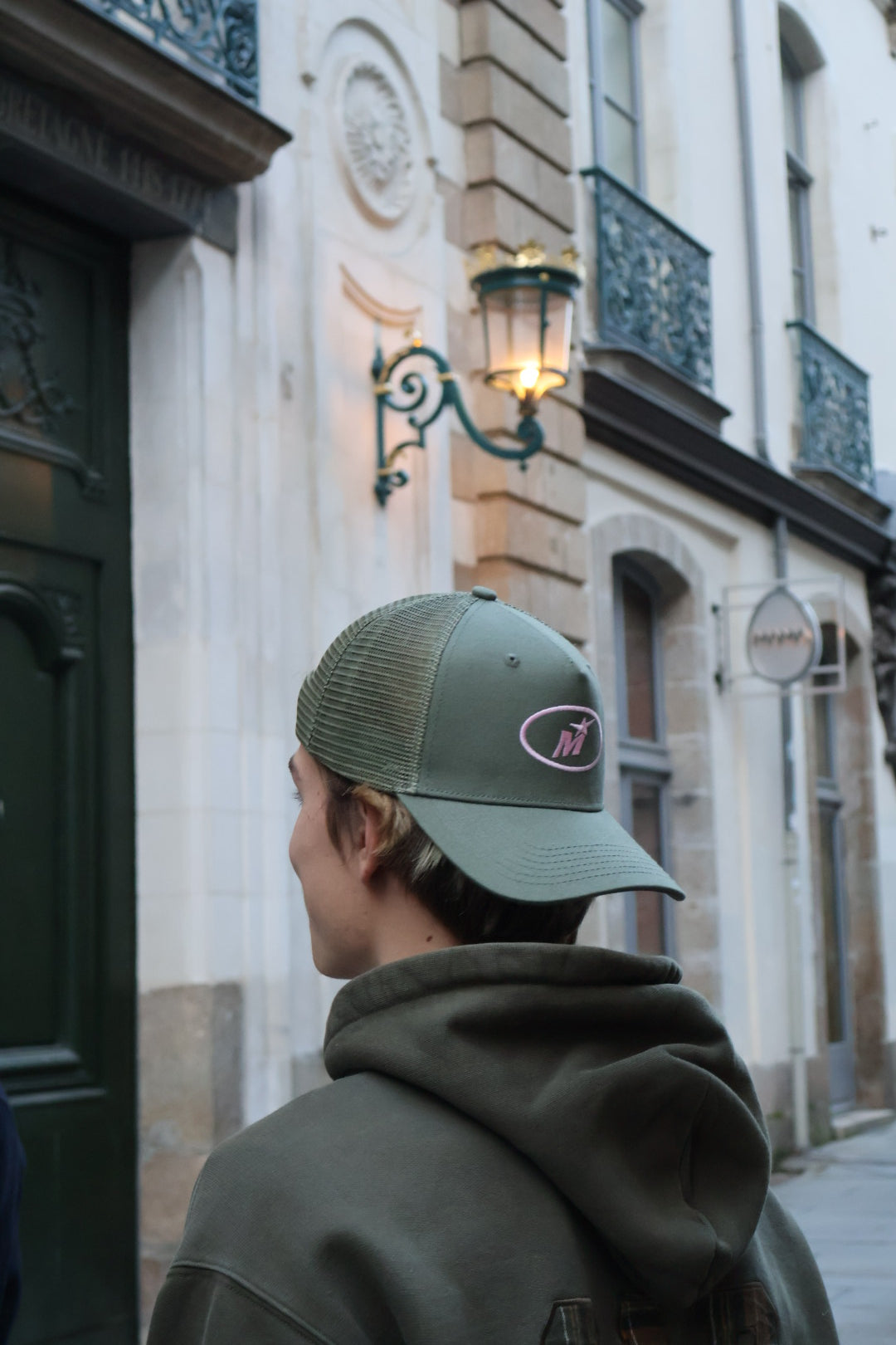 Casquette trucker kaki