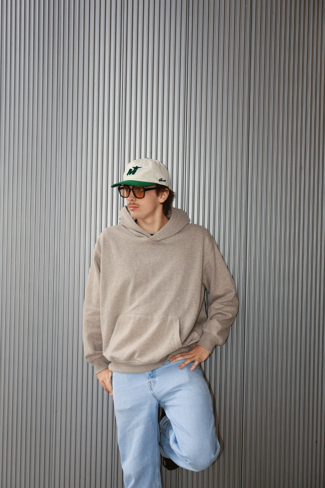 Casquette baseball étoile crème